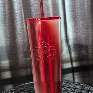 Starbucks Metallic Red Tumbler